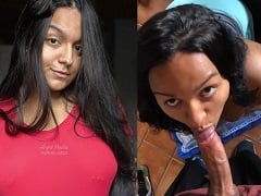 Young slut Angel Freitas sucking and giving her pussy to her friend