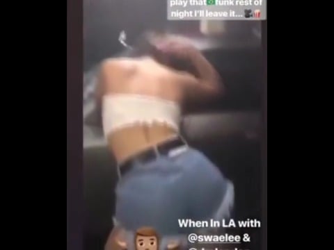 Boca Rosa Teases Swae Lee With Her Seductive Moves On His Car