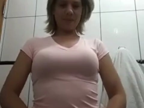 Mari Loira from Maranhão Gets Wild in the Bathroom Showing Her Wet Pussy