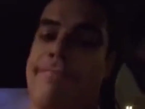 Naked Exhibitionist Teases Client in His Car