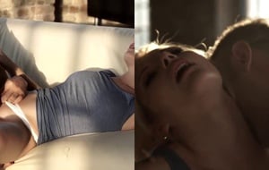 Hot blonde riding hard on a thick cock with passionate moans until she cums loudly